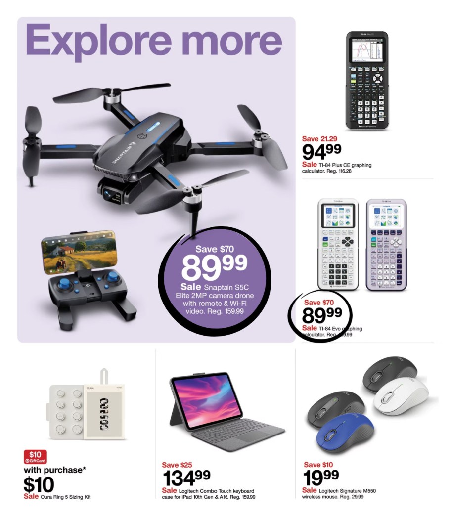 page from Target ad