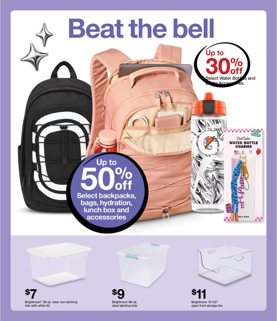 page from Target ad