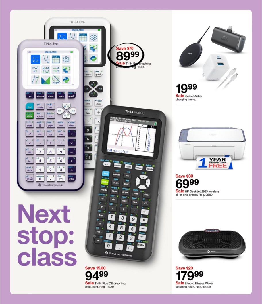 page from Target ad