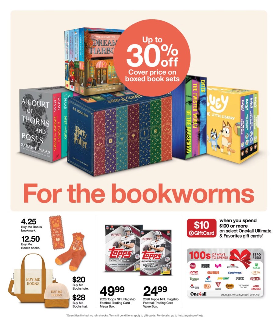 page from Target ad
