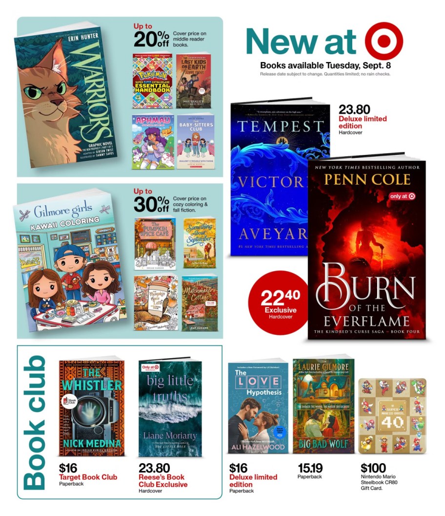 page from Target ad