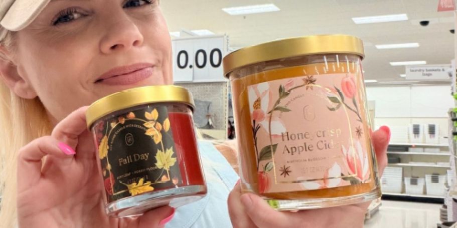 BOGO 50% Off Target Fall Candles = Scents from $3.75 Each