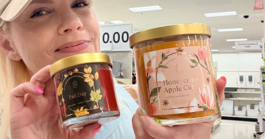 BOGO 50% Off Target Fall Candles = Scents from $3.75 Each!
