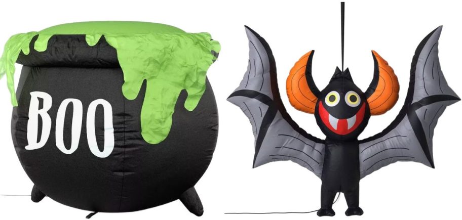 Stock images of a Hyde & Eek! Boutique Cauldron and Bat