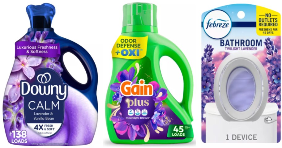 laundry products and air freshener