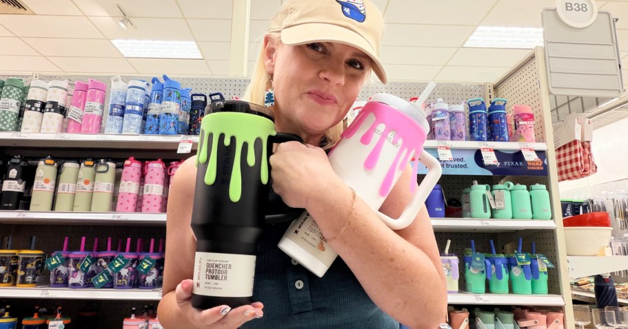 Give Your Stanley a Halloween Makeover w/ $1 Slime Toppers at Target