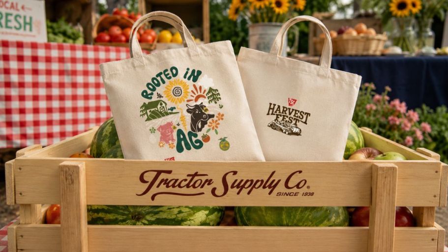 FREE Custom Tote Bag at Tractor Supply Co. Farmers Market Event (9/12 Only!)