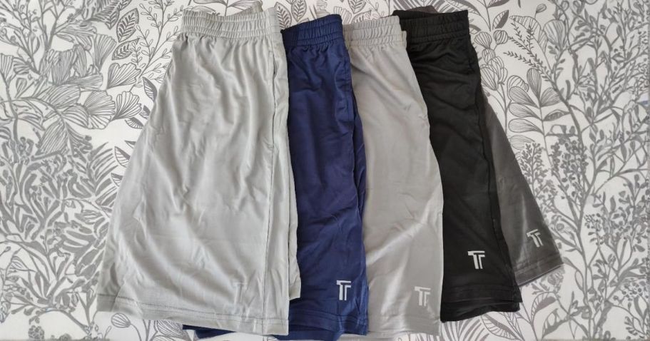 Up to 65% Off Kids Athletic Shorts Multipacks on Amazon