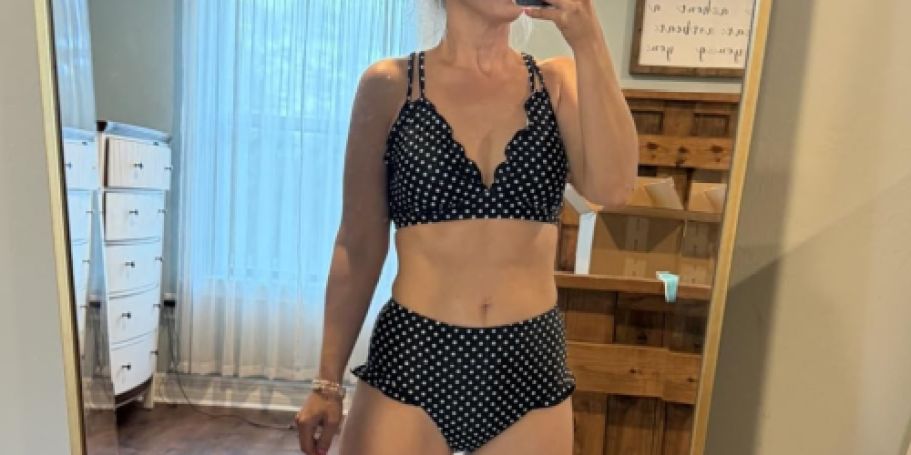 Women’s 2-Piece Swimwear Sets from $7.49 on Amazon