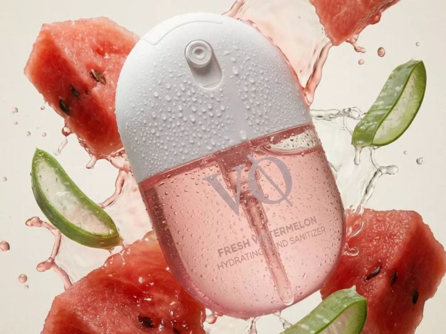 VQ Hand Sanitizer in fresh watermelon
