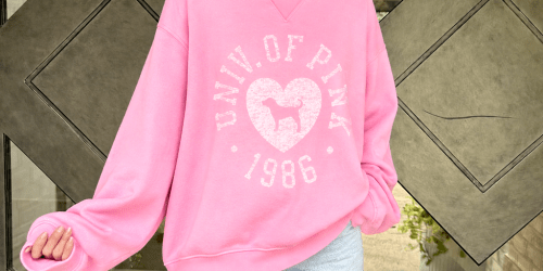 Victoria’s Secret PINK Sweatshirts & Hoodies Just $21 (Reg. $60)