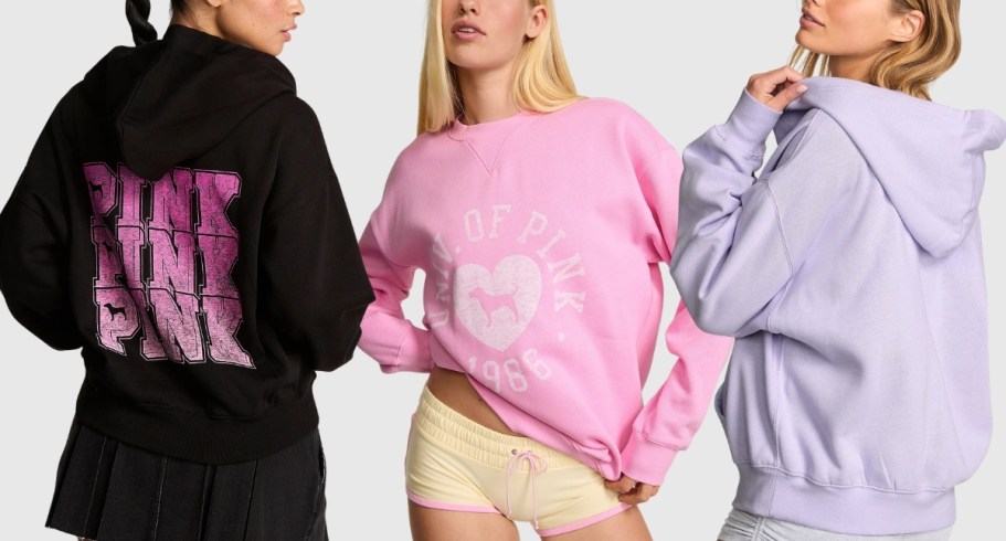 Victoria’s Secret PINK Sweatshirts & Hoodies Just $21 (Reg. $60)