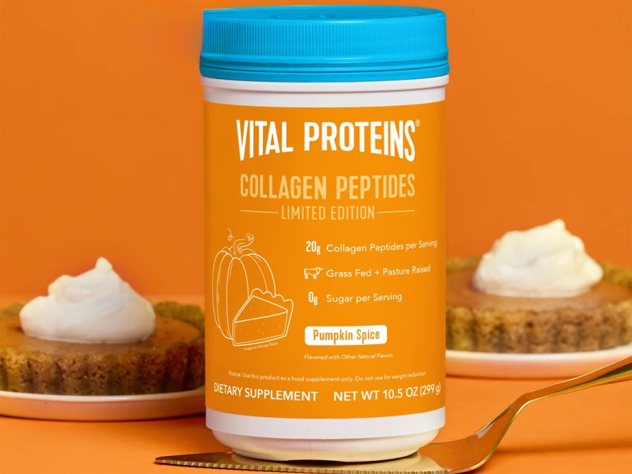 Vital Proteins Pumpkin Spice Collagen Peptides Just $13.50 Shipped for Prime Members (Reg. $27)