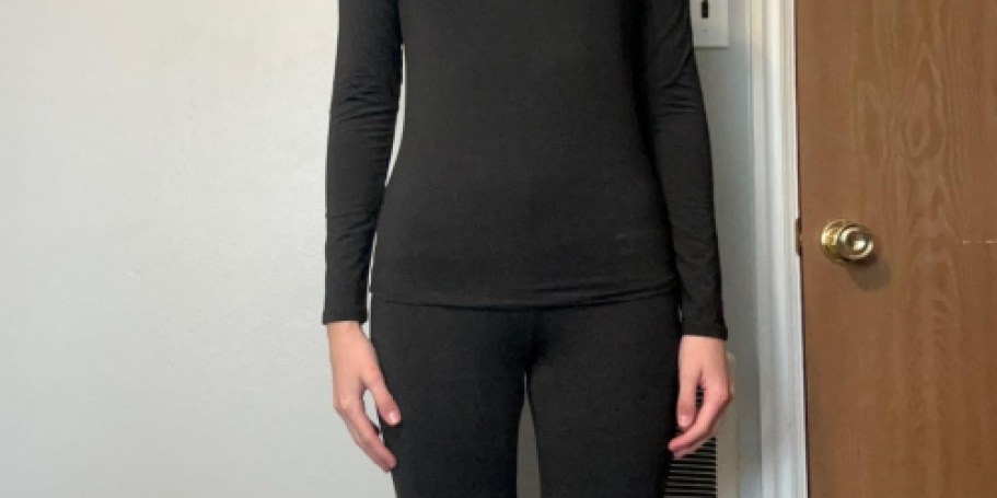 Women’s Thermal Underwear Set Just $8.99 on Amazon (Reg. $36)