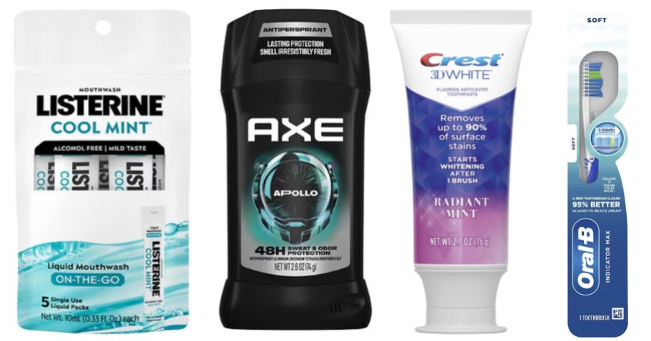 oral care products and deodorant