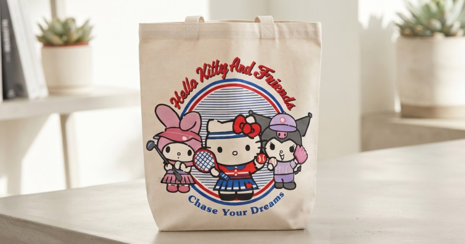 Character Tote Bags Just $6.50 on Walmart.com | Hello Kitty, K-Pop Demon Hunters & More
