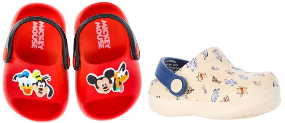 Stock images of Mickey & Friends and Winnie the Pooh Shoes for babies & toddlers