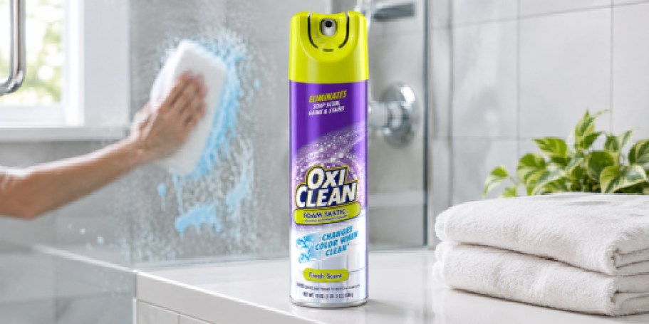OxiClean Foam-Tastic Bathroom Cleaner Just $4.98 on Walmart.com