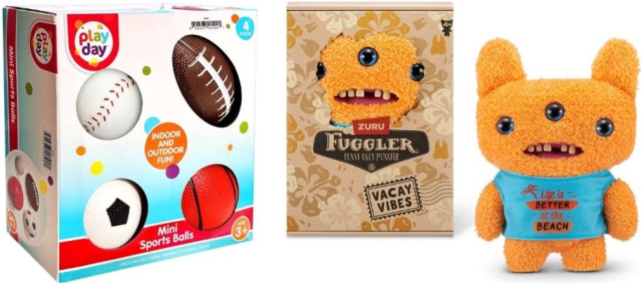 Stock images of Play Day Balls and a Fuggler