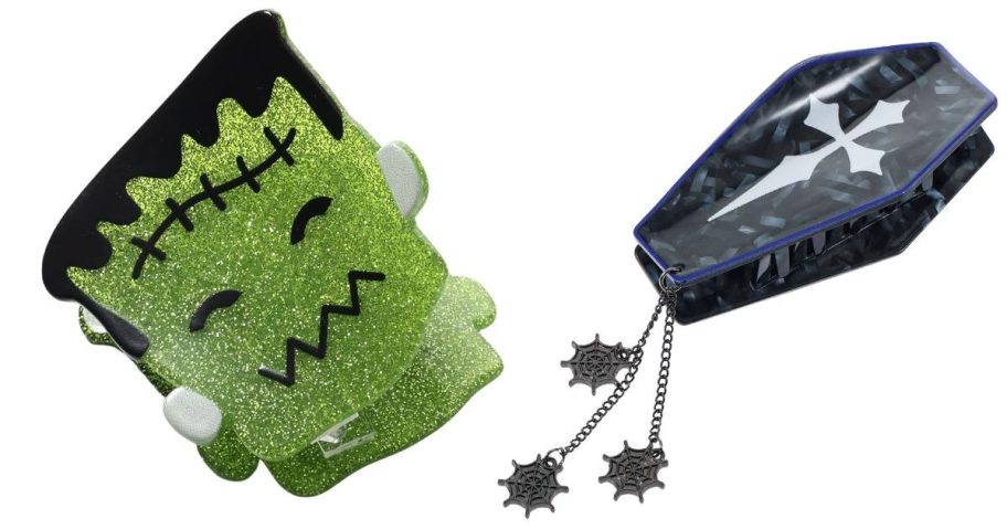 Way To Celebrate Halloween Women's monster and coffin Claw Clips