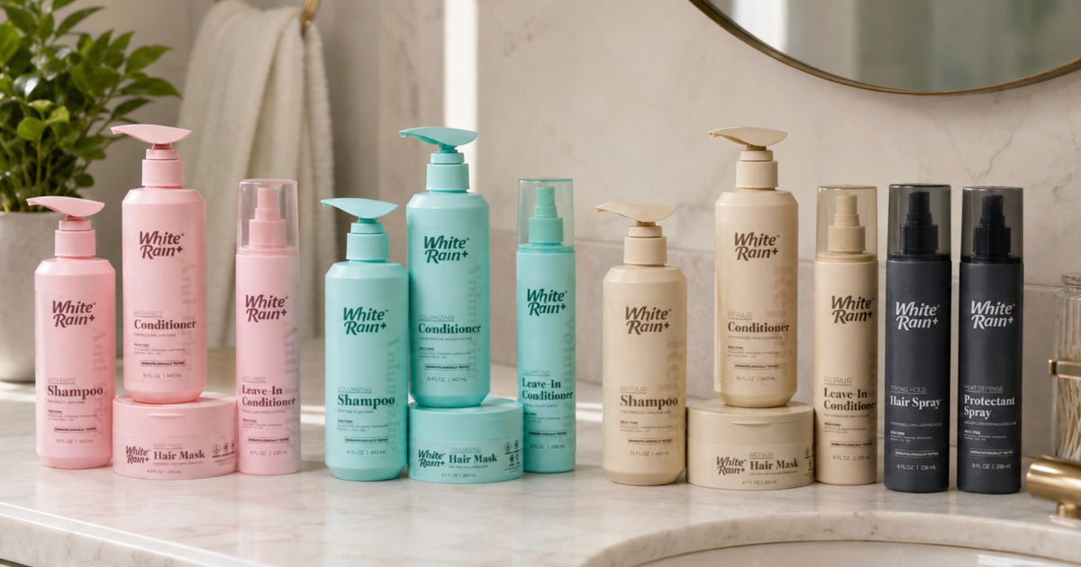 White Rain Just Got a Glow-Up! New Haircare Collection Now on Amazon