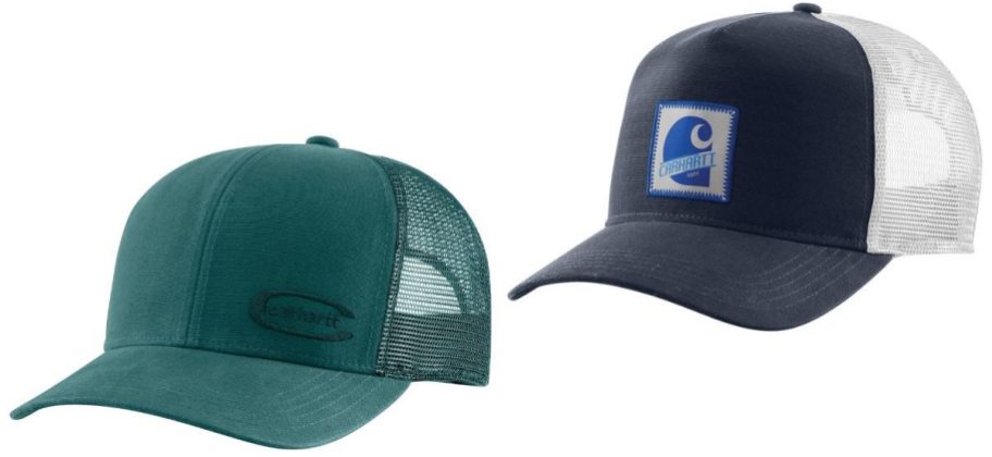 Stock images of two Carhartt Hats