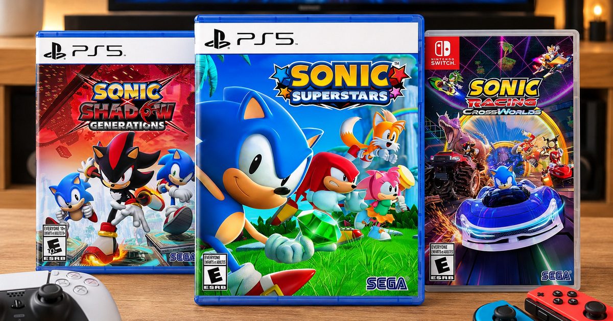 FREE Sonic Superstars PS5 Game + Free Prime Shipping for New Woot
