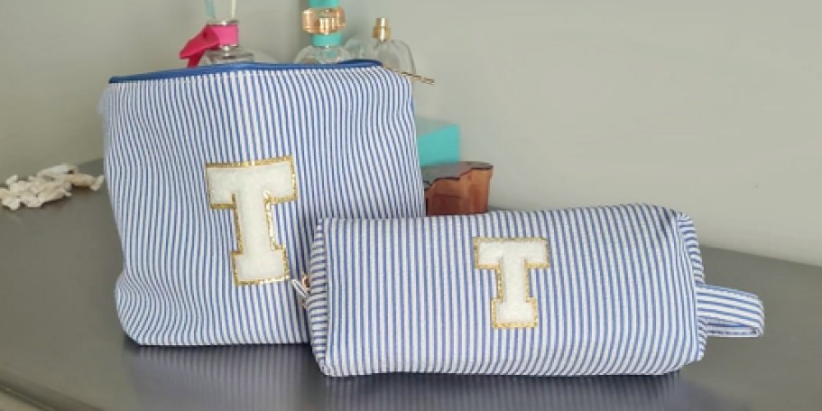 Personalized Initial Makeup Bag Set Only $6.99 on Amazon (Reg. $22)