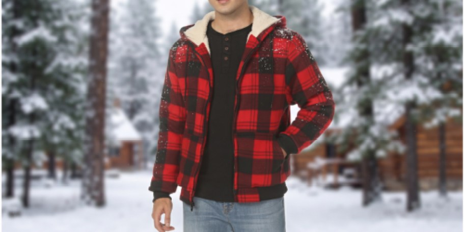 Men’s Flannel Sherpa Jackets from $19.79 on Amazon (Reg. $46)