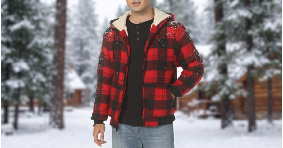 Men’s Flannel Sherpa Jackets from $19.79 on Amazon (Reg. $46)
