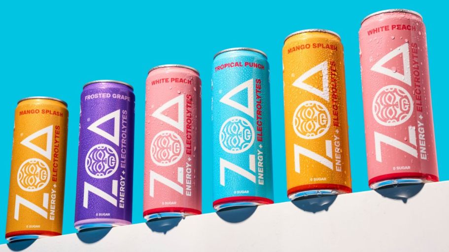 ZOA Zero Sugar Energy + Electrolytes Drink 12-Packs from $16 Shipped on Amazon