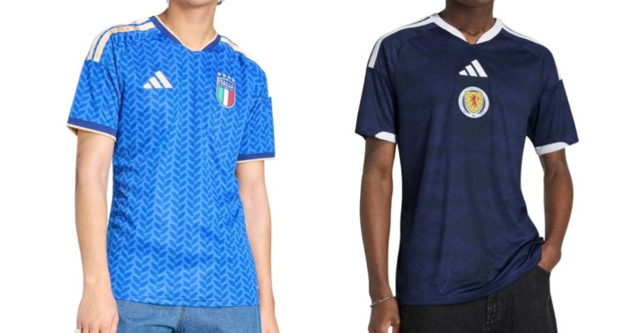 adidas Men's Italy 26 Home Jersey and Scotland 26 Home Jersey