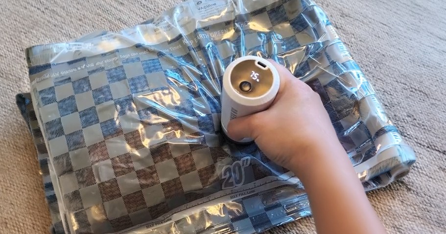 15 Vacuum Bags w/ Pump Just $15.59 Shipped for Prime Members (Reg. $34)