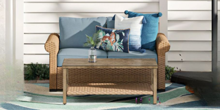 Wicker 2-Piece Patio Conversation Set Only $174.50 Shipped on Lowes.com (Reg. $698)