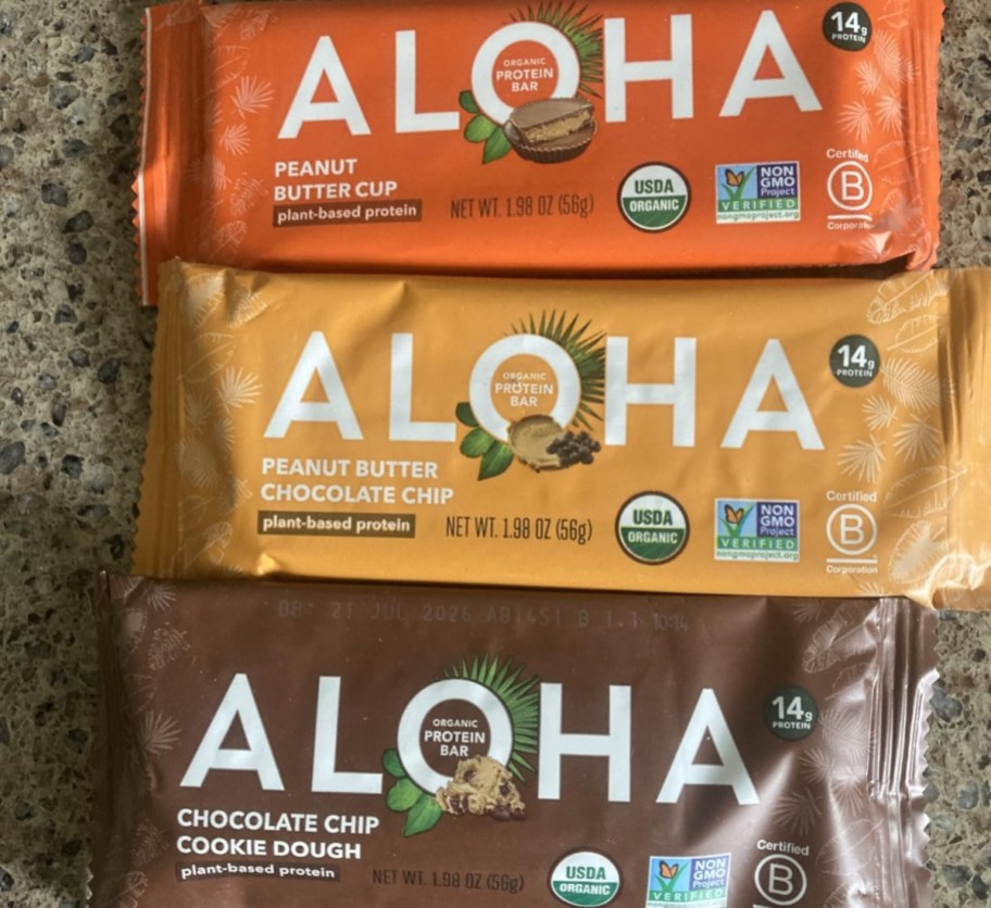 3 protein bars