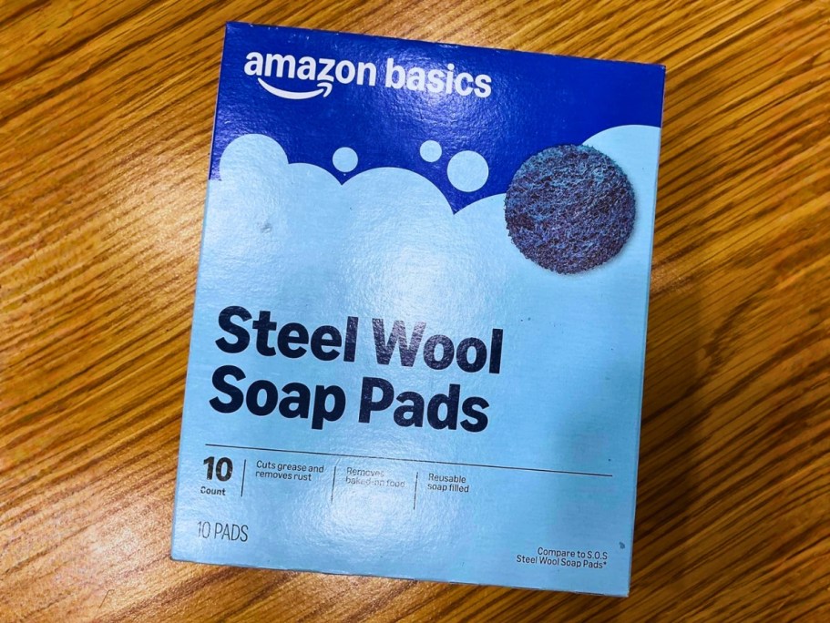 Amazon Basics Steel Wool Soap Pads 10-Pack Just $1.70 Shipped (Reg. $5)