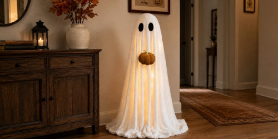WOW! Only $19.99 for This Cute Light-Up Sherpa Ghost on Amazon