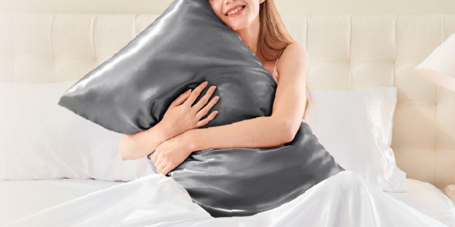 Last Chance! Satin Pillowcase 2-Pack Only $3 Shipped for Prime Members