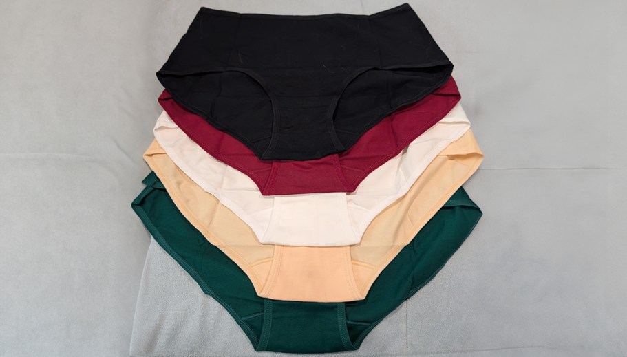 Women’s Cotton Underwear 5-Pack Just $7.94 on Amazon