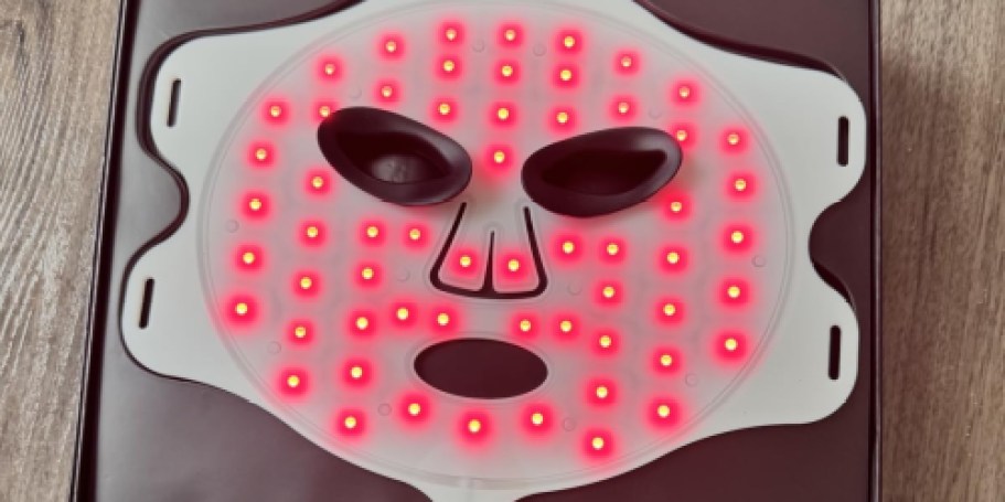 Red Light Therapy Mask Just $23.99 Shipped on Amazon (Reg. $90)