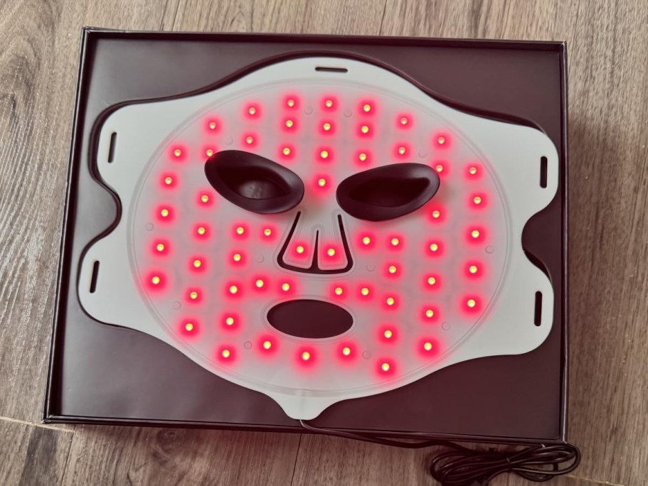 Red Light Therapy Mask Just $23.99 Shipped on Amazon (Reg. $90)