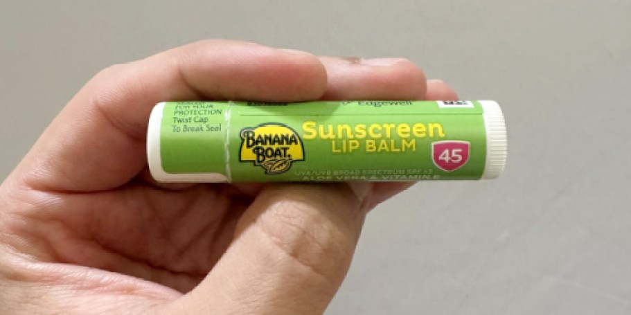 Banana Boat SPF 50 Lip Balm Just $2.61 Shipped on Amazon