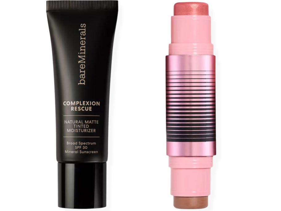 moisturizer and contour stick
