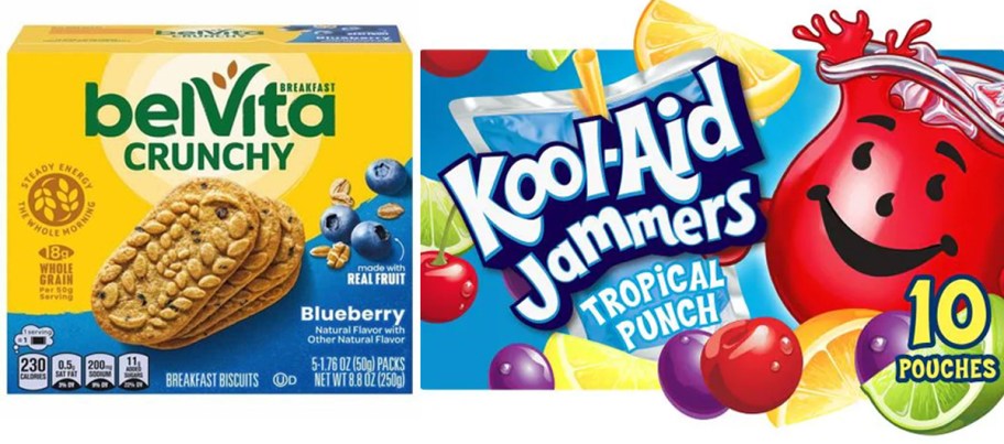 belvita breakfast biscuits and kool aid jammers box 