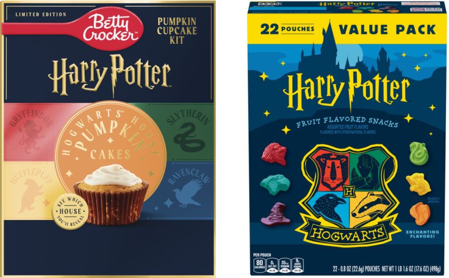 2 Harry Potter baking kits on a white background