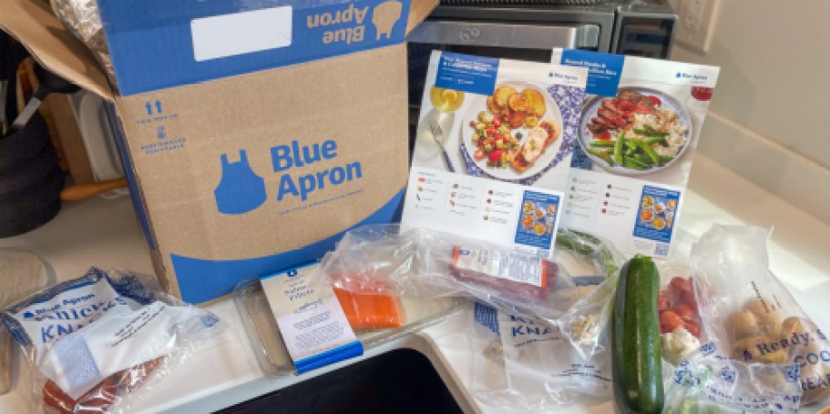 Score 50% Off Your First Blue Apron Order + FREE Shipping