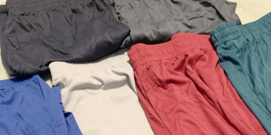 SEVEN Pairs of Men’s Athletic Shorts Only $23 on Amazon (Just $3 Per Pair!)