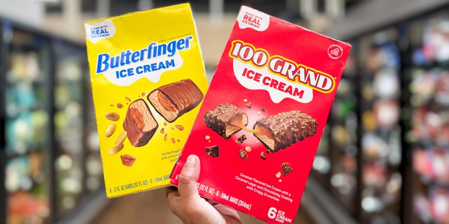Try Butterfinger & 100 Grand Ice Cream Candy Bars Now (+ Get $2 Walmart Cash WYB 2!)