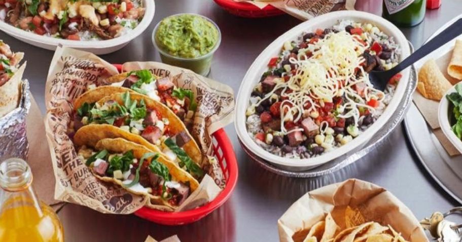 BOGO FREE Chipotle Entrées on 8/20 (Just Show Your School Spirit!)