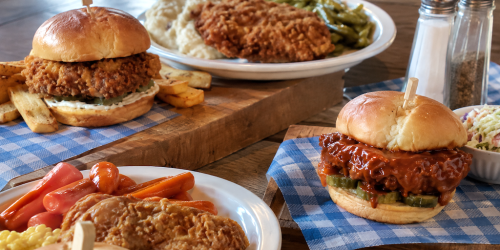 Cracker Barrel Just Dropped $9.99 Crispy Chicken Meals + FREE Kids Toys!